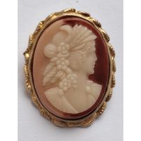 Брошь. Камея. Кость. 70-е годы, Чехословакия