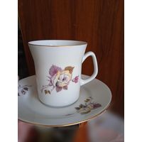 Чайная пара Винтаж Wloclawek Porcelana