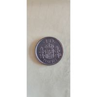 Испания 10 песет 1992