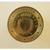 Мальта 50 евроцентов 2016 UNC из ролла