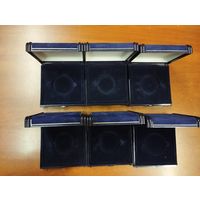 Футляр, коробка, от первых монет НБРБ. 6 штук. Цена за всё.