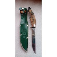НОЖ ОХОТНИЧИЙ КОЗЬЯ НОЖКА ГЕРМАНИЯ В ЧЕХЛЕ  . Распродажа Коллекции !!! . Экспресс  Аукцион не с рубля без МПЦ и прочего 3 ДНЯ  .Много лотов в продаже .