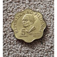 Филиппины 5 сентимо, 1977 UNC