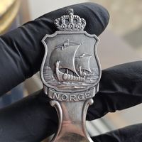 Старт с 1 Рубля !!! Ложка Норвегия Викинги Корабль  !!!