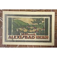 Нотгельд 25 пфеннигов 1921 год. Алексисбад. Веймарская республика