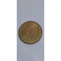 Италия 10 евроцентов 2009