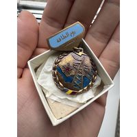 Значок СССР для Йемена "За Строительство Электростанций"