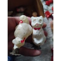 Котик и гусик,каталожные,под реставрацию,с рубля