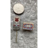 Значки Киргизская сср, 2 шт