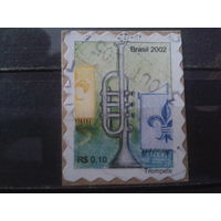 Бразилия 2002 Горн, крупная зубцовка