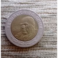 Werty71 Чили 500 песо 2003 биметалл