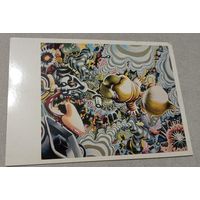 Посткроссинг. Открытка из Франции: Первая сторона II, худ.Матрин Бижум  (10х15). Прошла почту. Художественные марки, чёткий штемпель.