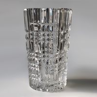 Ваза хрусталь винтаж 20х12см