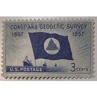 1957 150-летие службы береговой и геодезической съемки  США