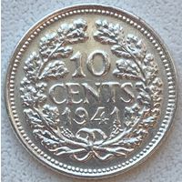 Нидерланды 10 центов 1941 г.