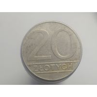 20 злотых Польша 1989 год  лот 42
