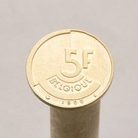Бельгия 5 франков 1986 (Французская легенда BELGIQUE)