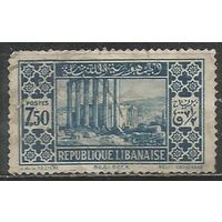Ливан. Древние руины Баальбека. 1930г. Mi#180.