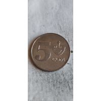 Киргизия 5 сом 2008