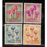 Испанская Фернандо По 1967 Цветы