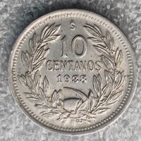 Чили 10 сентаво  1938 г.