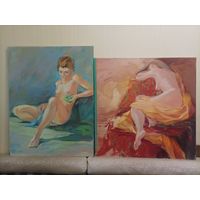 Картины маслом LONG 89.6*69.8 & SHORT 79.6*79.6