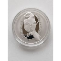 Белая синица 10 рублей 2022 г. Птушка года.