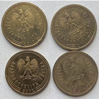 Польша 2 гроша 2017 г. Цена за 1 шт.