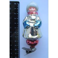 Все лоты с рубля.Елочная игрушка Мужичек с ноготок,прищепка,СССР