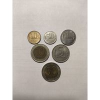 Монеты ГКЧП комплект + 50 рублей