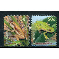 Австралия - 1999г. - лягушки - 2 марки - гашёные. #3-WB-101-KS-4