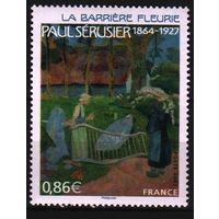 2007 Франция живопись "Ворота, украшенные цветами" Поля Серюзье (1864-1927)Mi-4324 1х-м**