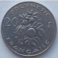 Французская Полинезия 20 франков 2011 г.