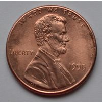 США, 1 цент  1995 г.
