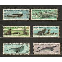 БАТ(Британская Антарктическая Территория)-1983 (Мих.98-103) , ** , Морская фауна,Киты(полная серия)