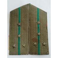 Погоны повседневные капитана ПВ СССР. шинель, 16 см