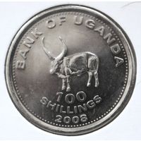 Уганда 100 шиллингов 2008 год