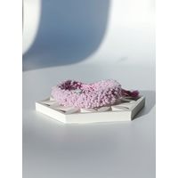 Широкий вязаный браслет из бисера