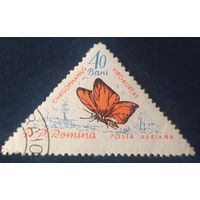 Румыния 1960 бабочки 1 из 6, клей.