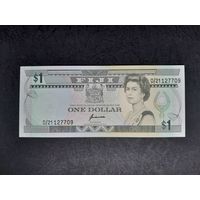 1 доллар  1993 года. Фиджи.  UNC.  Распродажа.