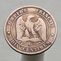 Франция 10 сантимов 1853