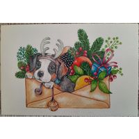 Приносящий удачу. Худ.А.Поддубная. Россия. 2017 г.