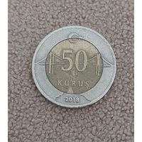 Турция 50 курушей 2018