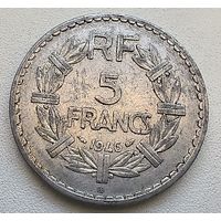 Франция 5 франков, 1946 В  2-7-3