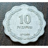 Израиль 10 прут, 1952    ( 1-4-3 )