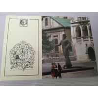 Памятник первопечатнику Ивану Федорову во Львове