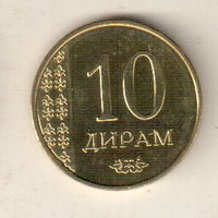 Таджикистан 10 дирам 2015