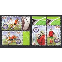 Беларусь 2003. 100 лет ФИФА . Спорт футбол 4 марки (276)