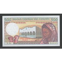 Коморы Коморские острова 500 франков 1984 года. Тип Р-10b. Состояние UNC!