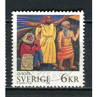 Швеция - 1995 - Европа (C.E.P.T.) - Мир и свобода 6Kr - [Mi.1876] - 1 марка. Гашеная.  (LOT Gy50)-T3P35